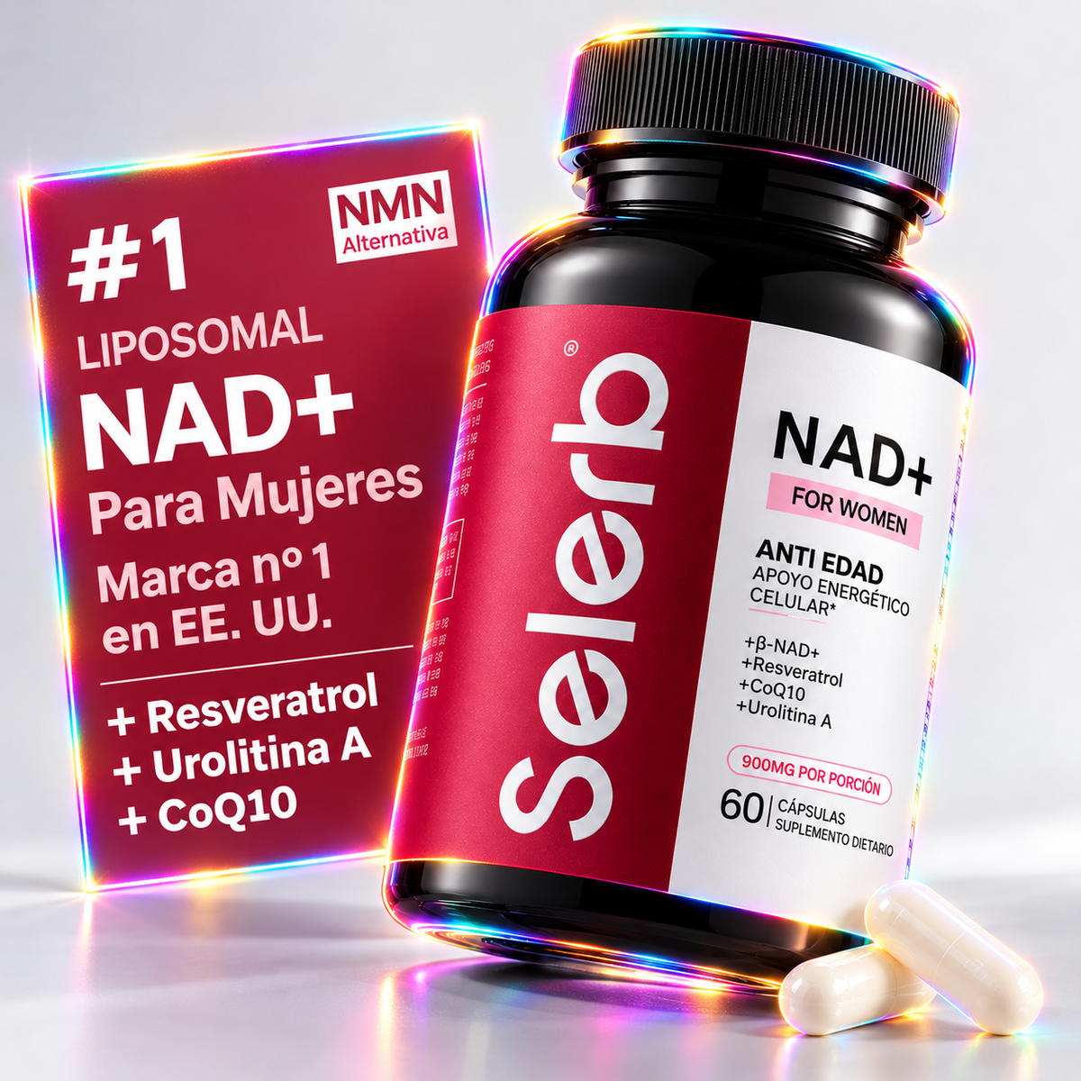 SELERB NAD+ FOR WOMAN 60 CAP
