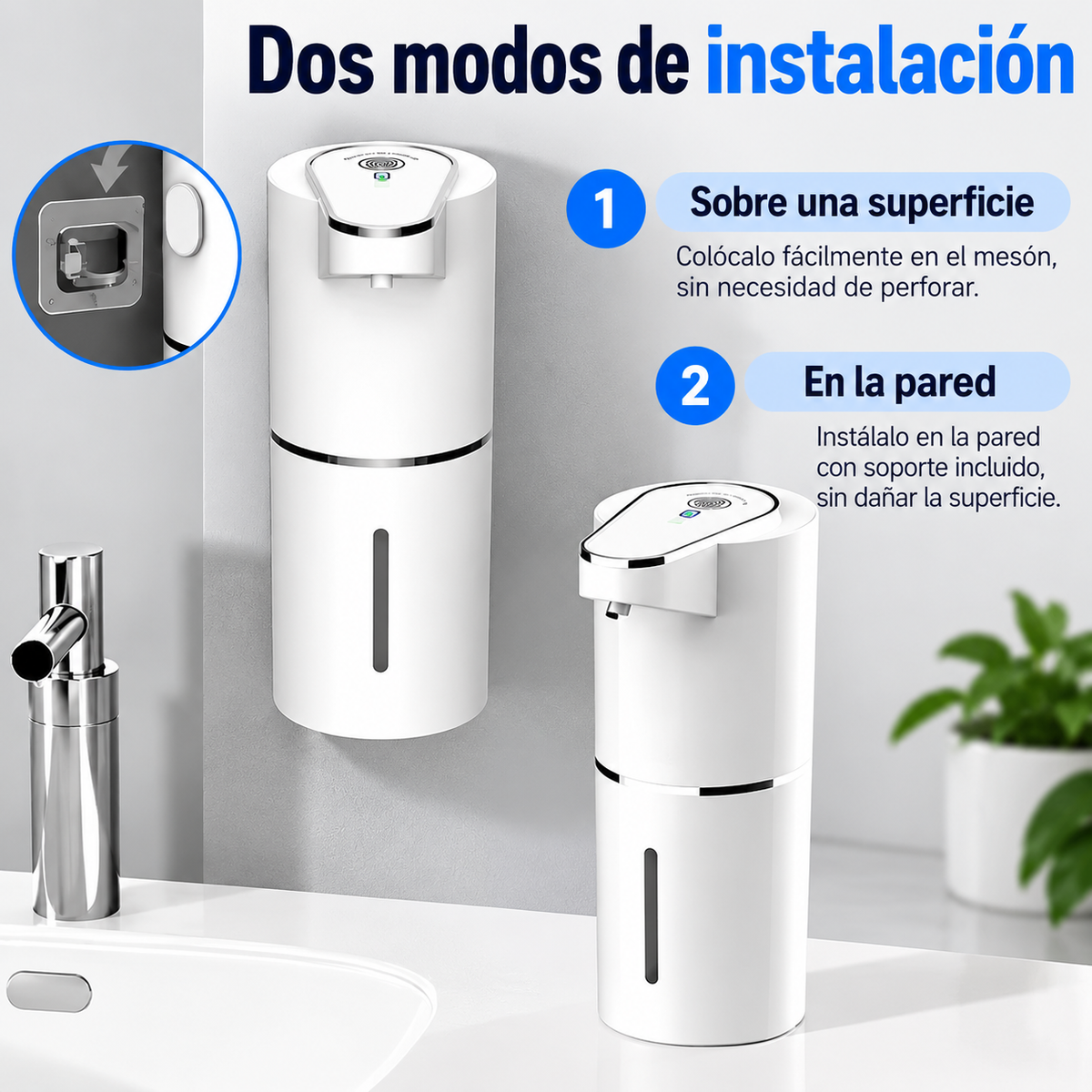 Dispensador Automático Jabón Sensor